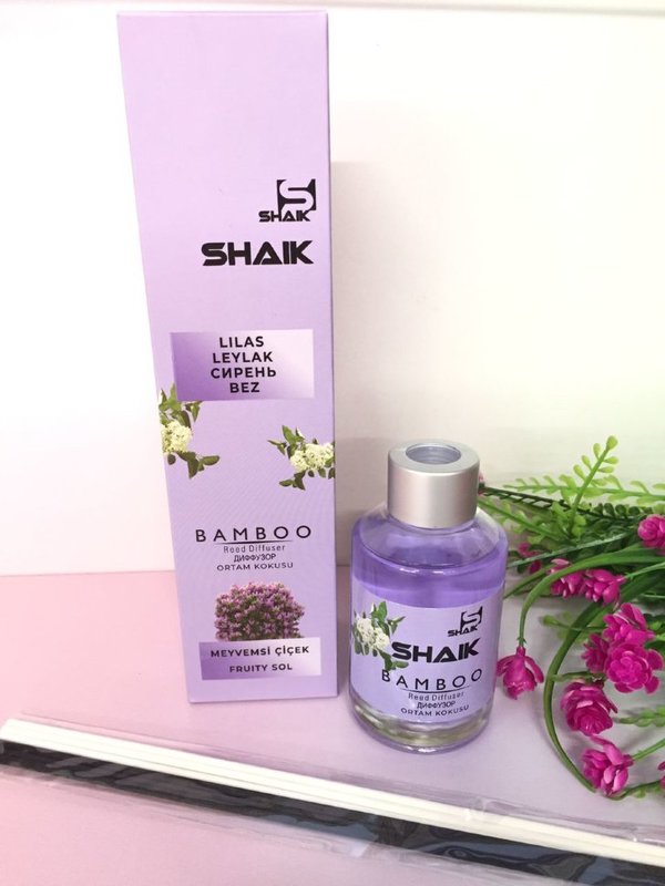 Аромадиффузор с палочками Shaik Bamboo Lilas Сирень 100 мл