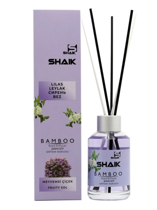 Аромадиффузор с палочками Shaik Bamboo Lilas Сирень 100 мл